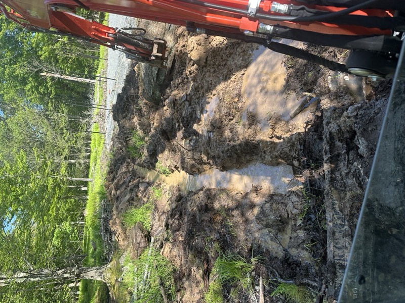 May 2025 - Drainage work begins