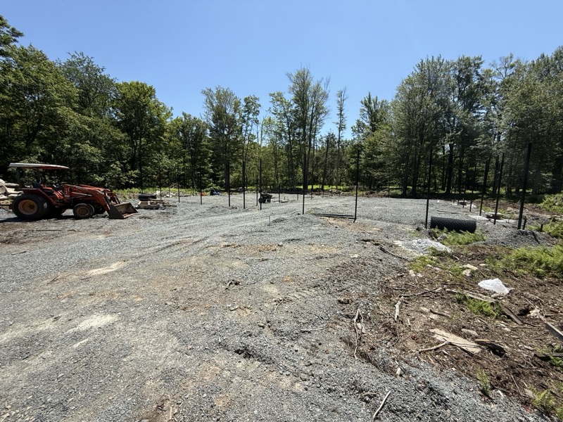 June 2025 - Fence posts installed