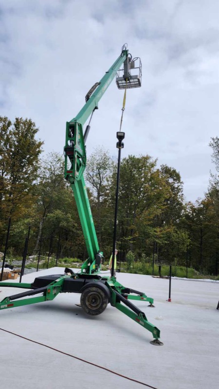 September 2025 - Light pole construction