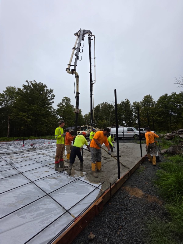 August 2025 - Finally the pour!!