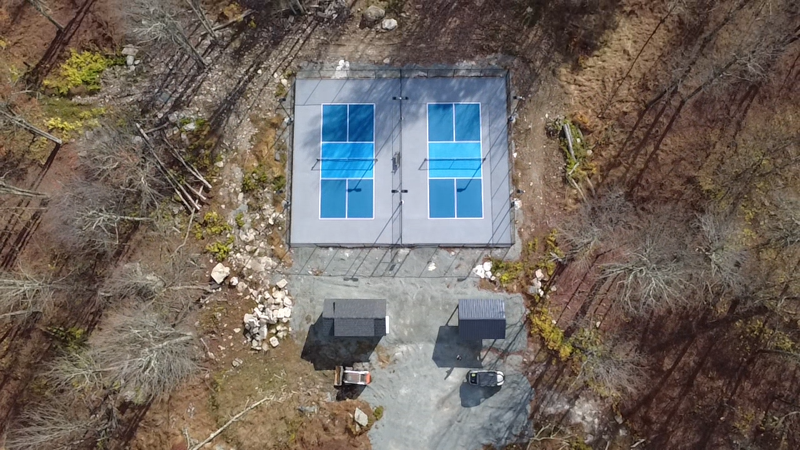 Drone view - Complete facility overview