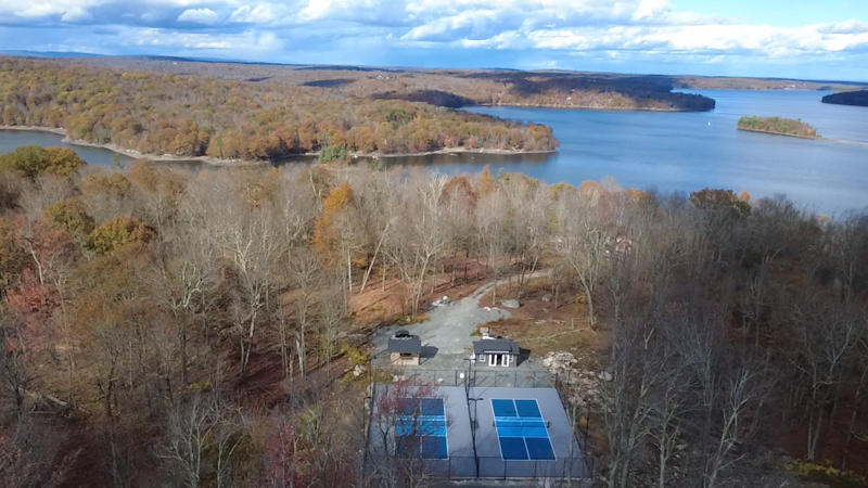 Drone view - Court with a view!